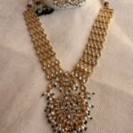Kundan Rani Haar Long Necklace Set with Earrings