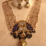 Meenakari Kundan Peacock Rani Haar Set